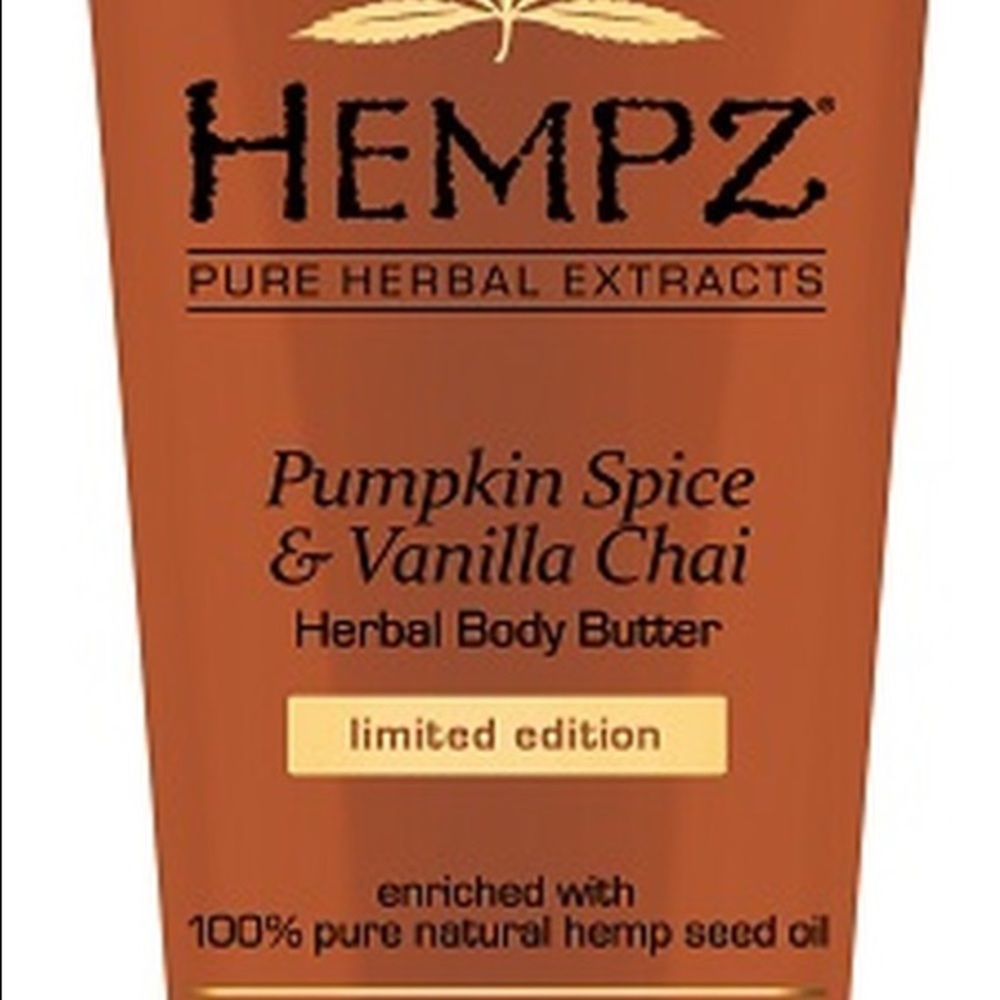 NEW HEMPZ Pumpkin Spice & Vanilla Chai Body Butter